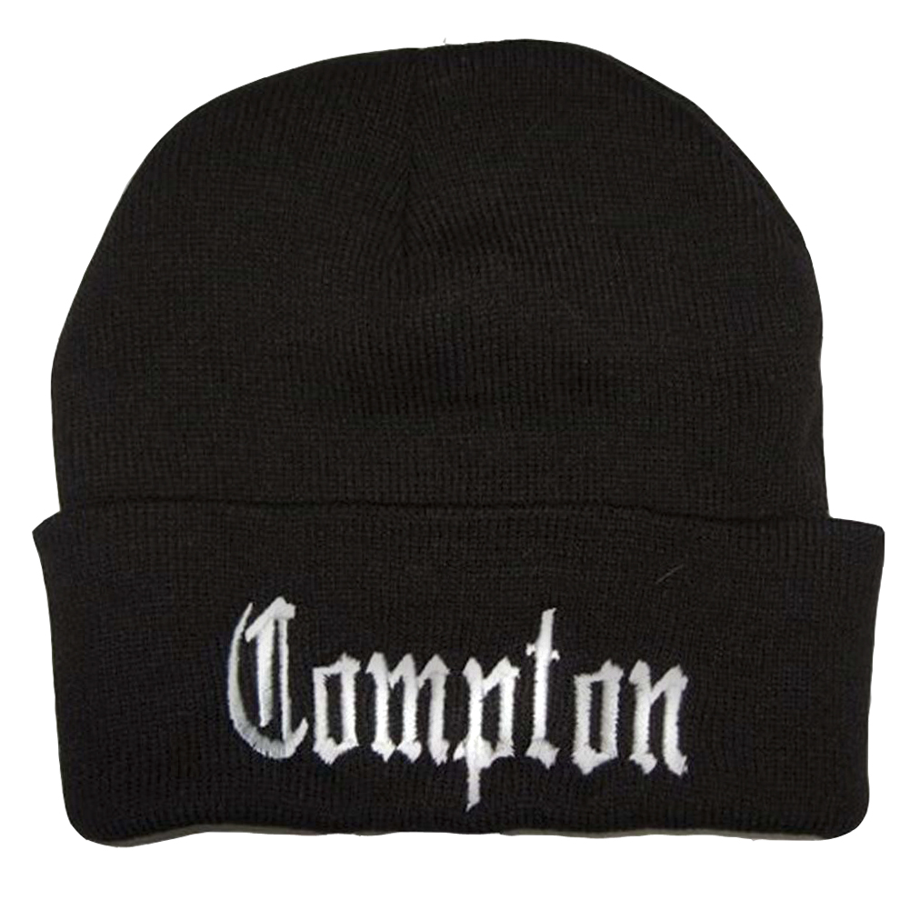 Compton Bundle Pack (Includes snapback hat, black beanie, and black